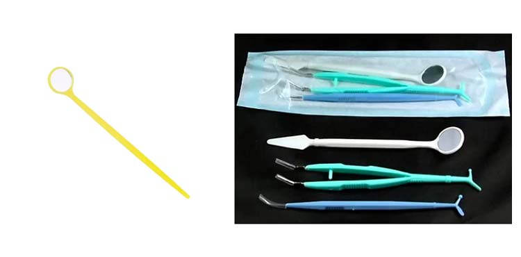 disposable dental mouth oral mirror