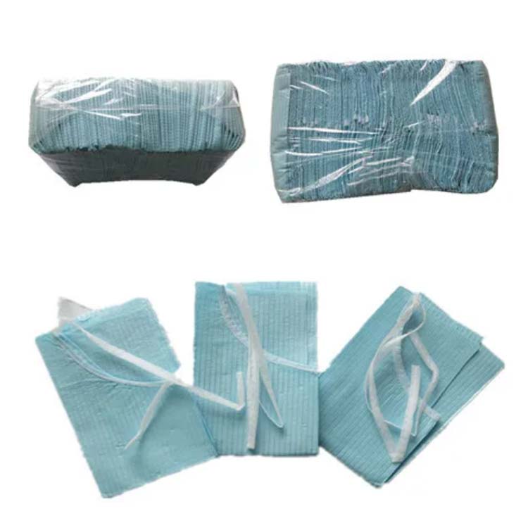 dental bib blue