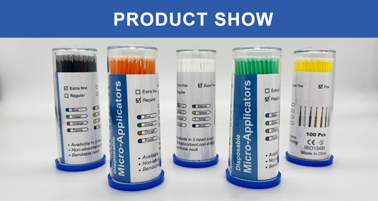 micro applicators brushes SHOW