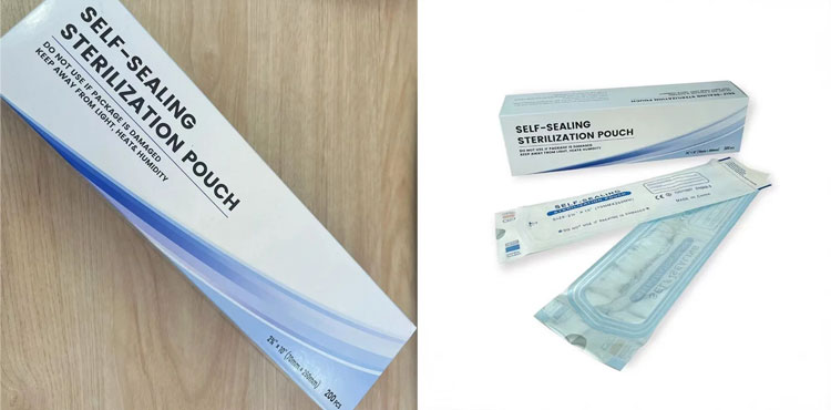 self sealing sterilization pouches