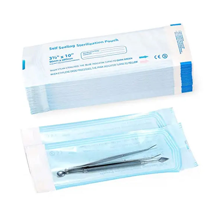 self sealing sterilization pouches